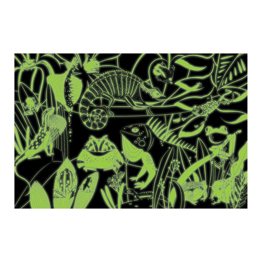 Frogs & Lizards Glow - in - the - Dark Puzzle - Sweet Thrills