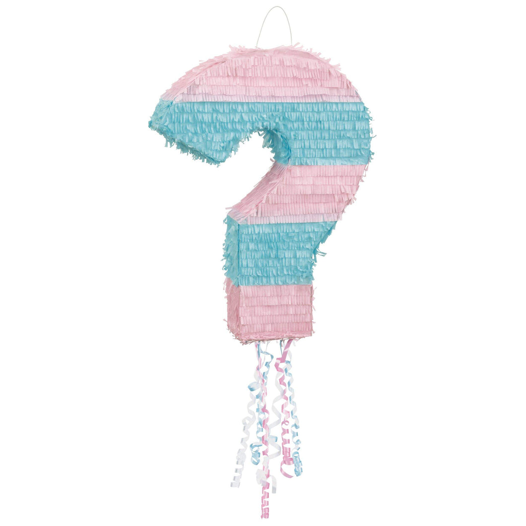 GENDER REVEAL QUESTION MARK PINATA