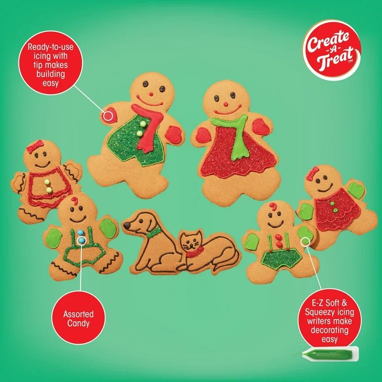 GINGERBREAD FAMILY COOKIE KIT - Sweet Thrills