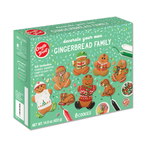 GINGERBREAD FAMILY COOKIE KIT - Sweet Thrills