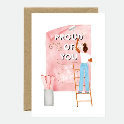 Gold Proud Of You Greeting Card - Sweet Thrills