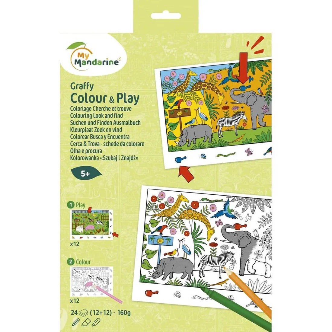Graffy Colour & Play - Zoo - Sweet Thrills