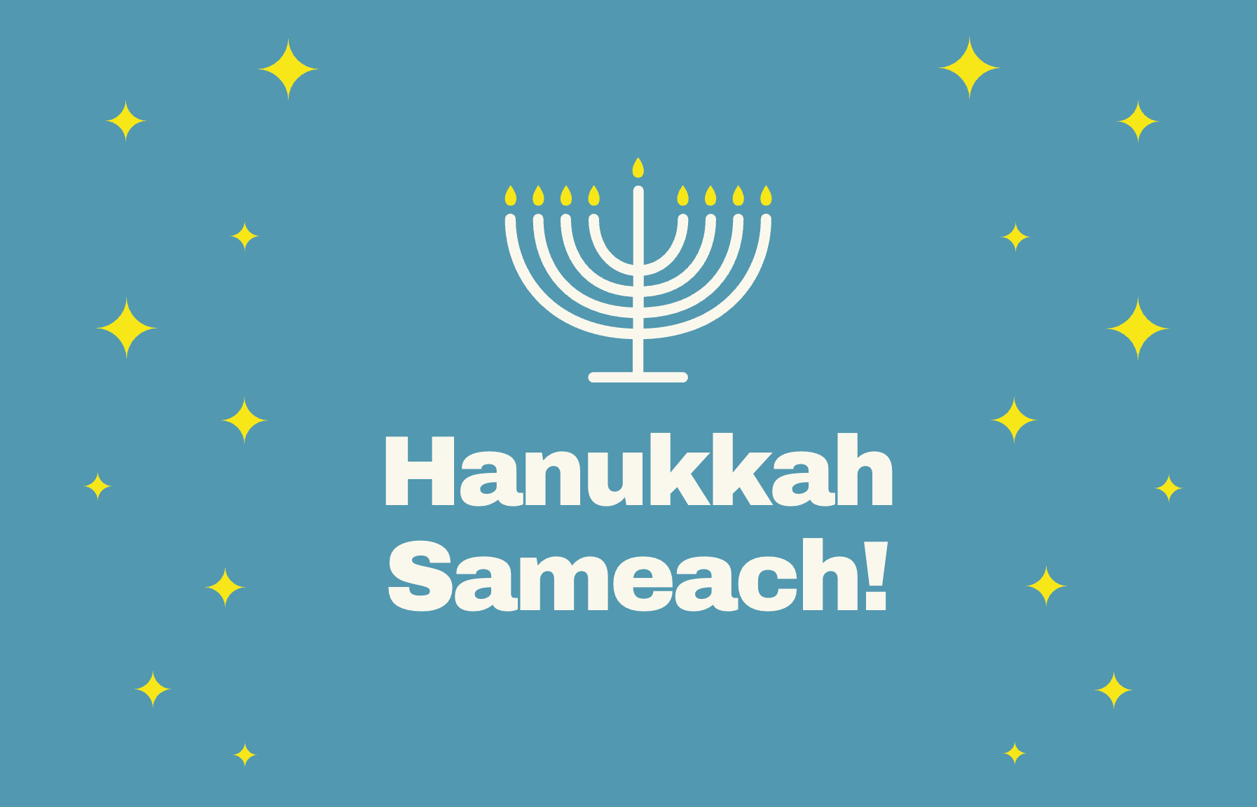 Hanukkah Gift Card - Sweet Thrills