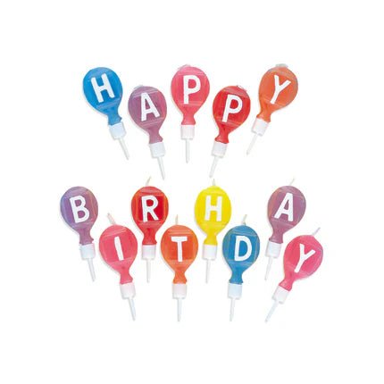 HAPPY BIRTHDAY BALLOON CANDLES - Sweet Thrills