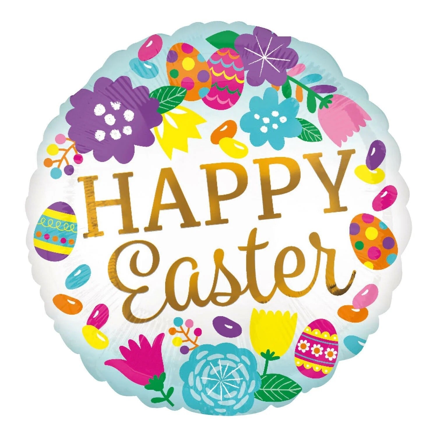 HAPPY EASTER 17" FOIL BALLOON - Sweet Thrills
