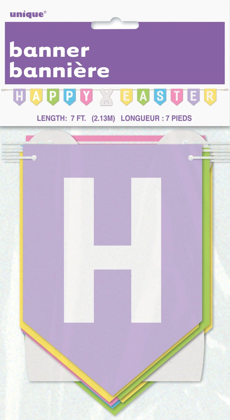 HAPPY EASTER PENDANT BANNER 7FT - Sweet Thrills