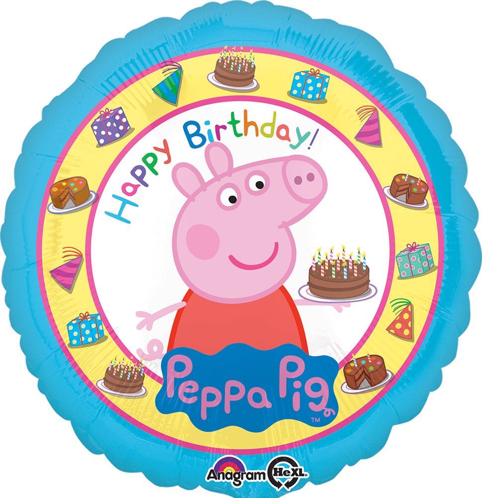 HBD PEPPA PIG FOIL BALLOON - Sweet Thrills