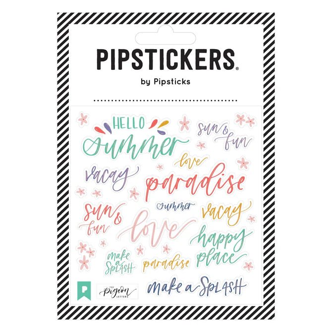 HELLO SUMMER PIPSTICKERS - Sweet Thrills