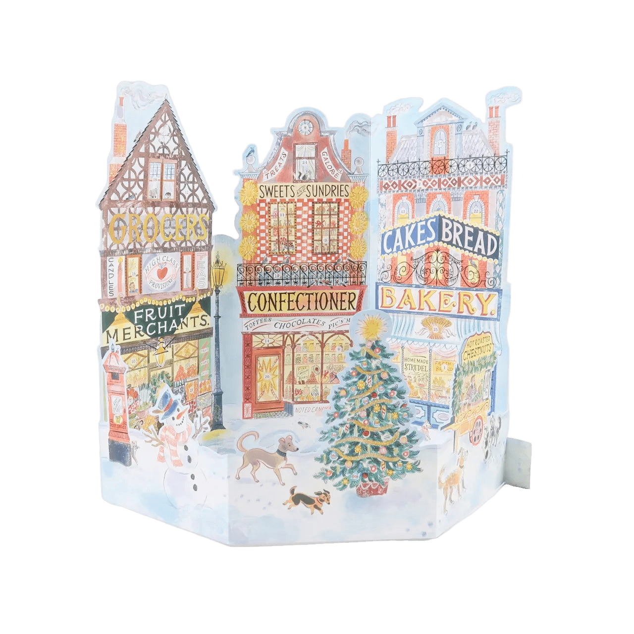 High Street Advent Calendar by Emily Sutton - Sweet Thrills