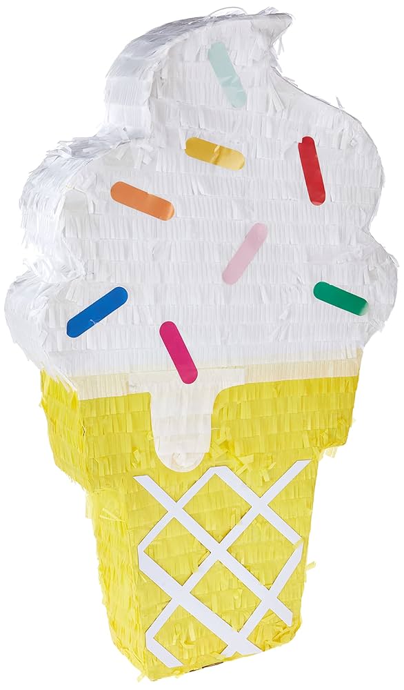 ICECREAM CONE DRUM PINATA - Sweet Thrills