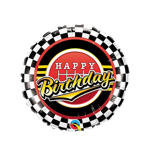 HAPPY BDAY  CHECKER BOARD TIRE
