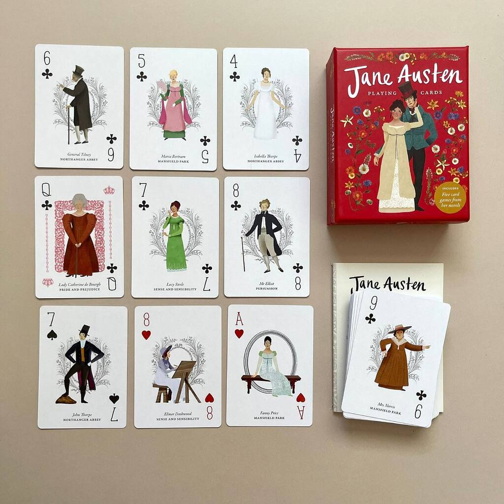 JANE AUSTIN PLAYING CARDS - Sweet Thrills