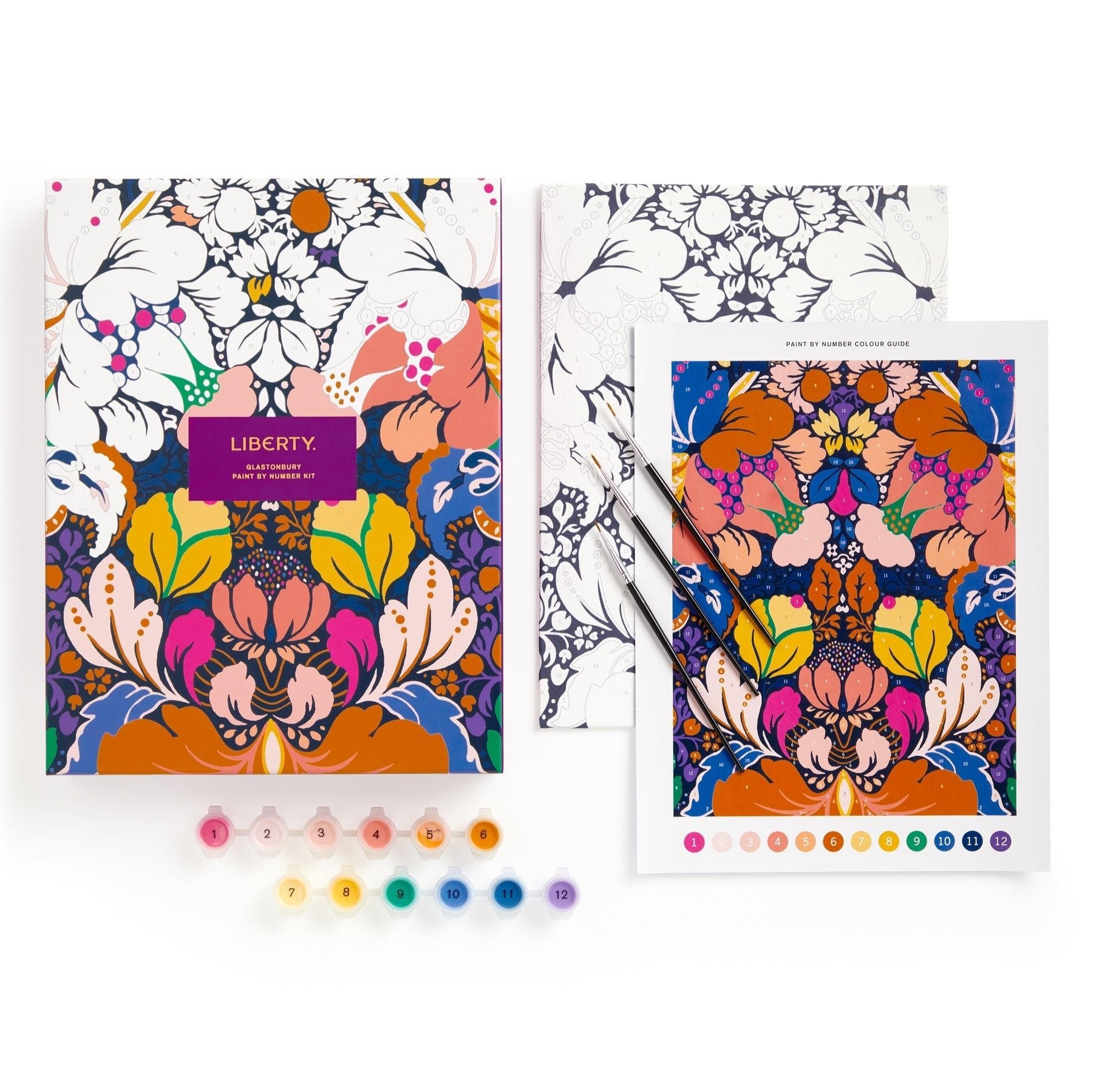 Liberty Glastonbury Paint by Number Kit - Sweet Thrills