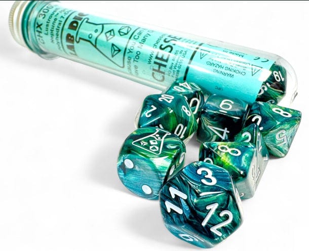 Lustrous Lab Dice Set: Neptune - Sweet Thrills