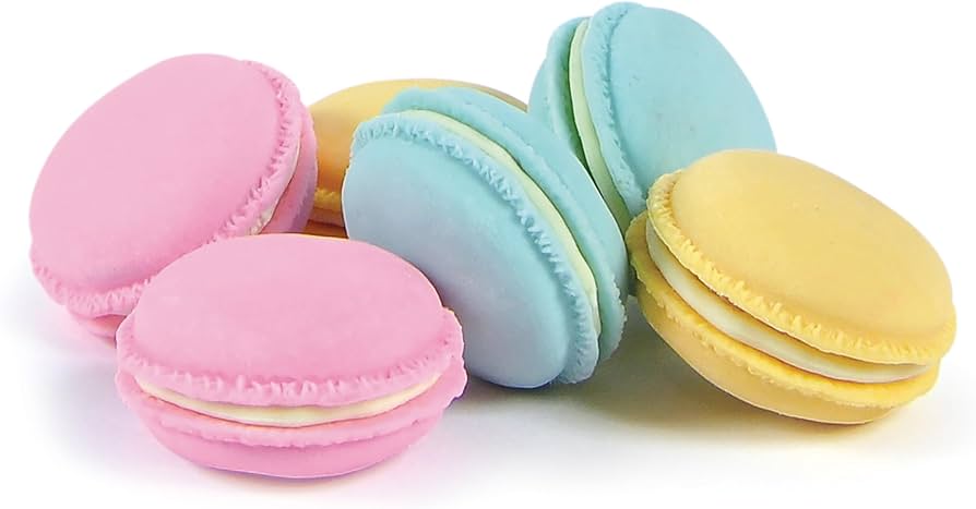 Macaron Scented Erasers - Box of 6 - Sweet Thrills