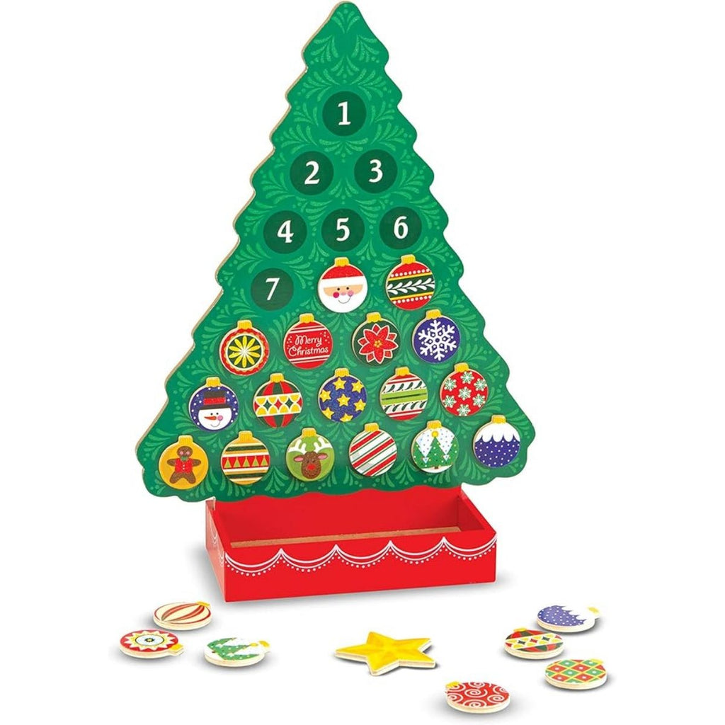 Melissa & Doug Wooden Tree Advent Calendar - Sweet Thrills