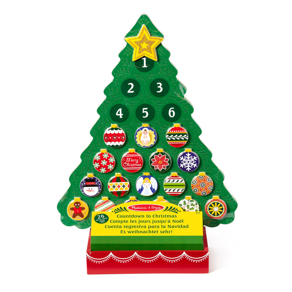 Melissa & Doug Wooden Tree Advent Calendar - Sweet Thrills