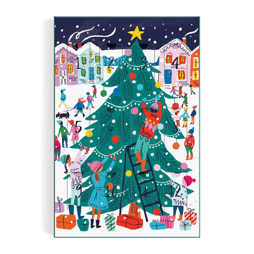 Merry & Bright 12 Days of Christmas Puzzle Advent Calendar - Sweet Thrills