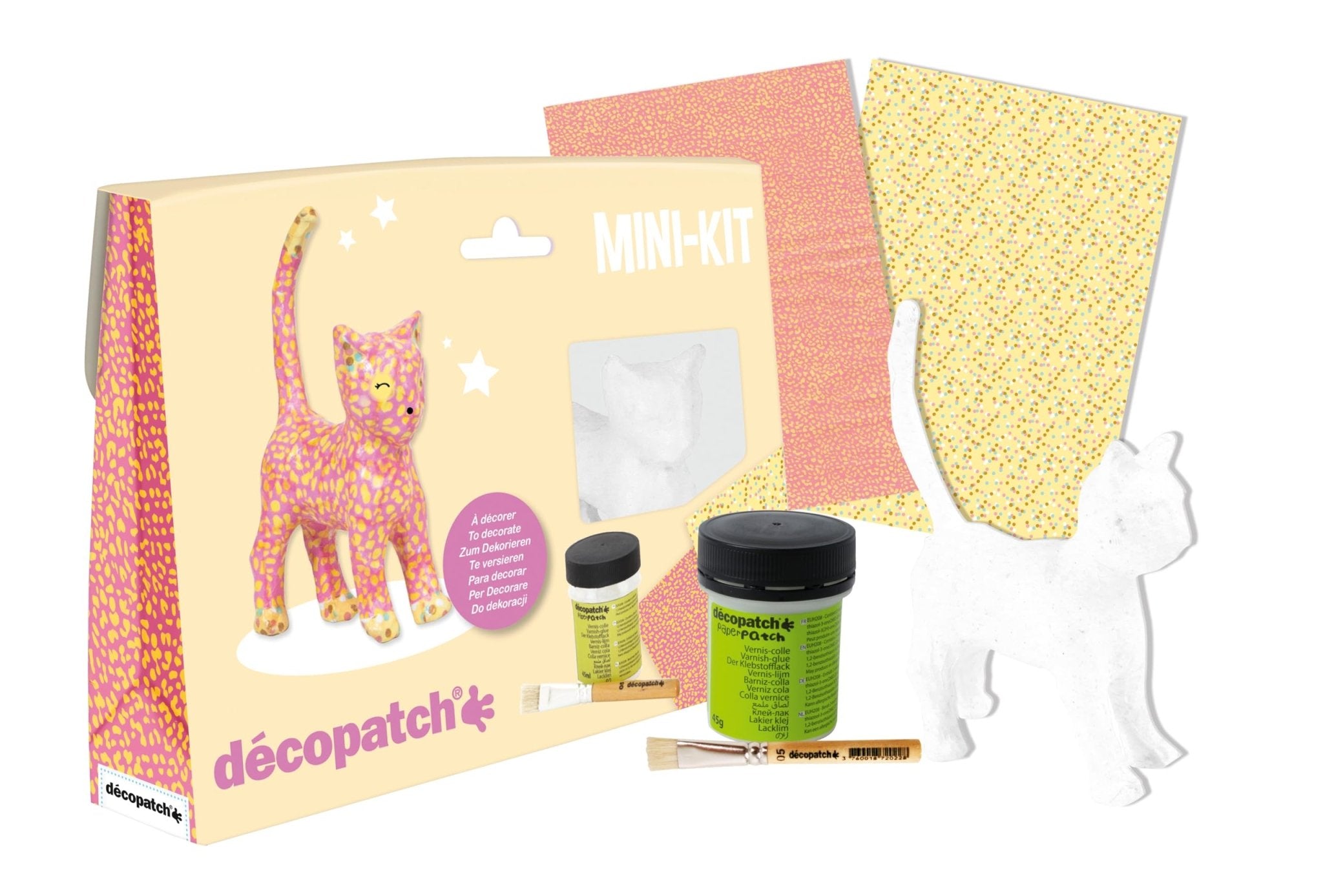 Mini Cat Decopatch Kit - Sweet Thrills
