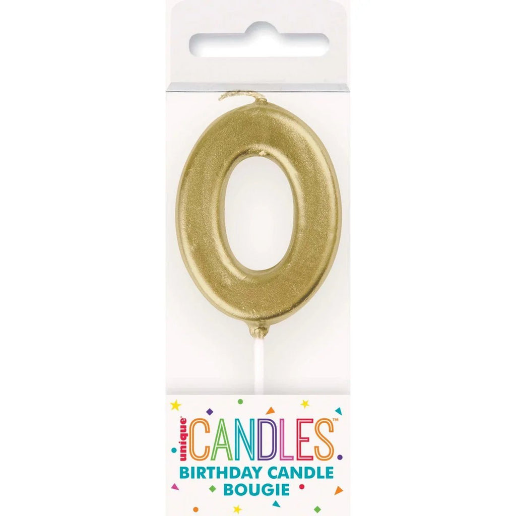 MINI GOLD NUMBER CANDLES - Sweet Thrills