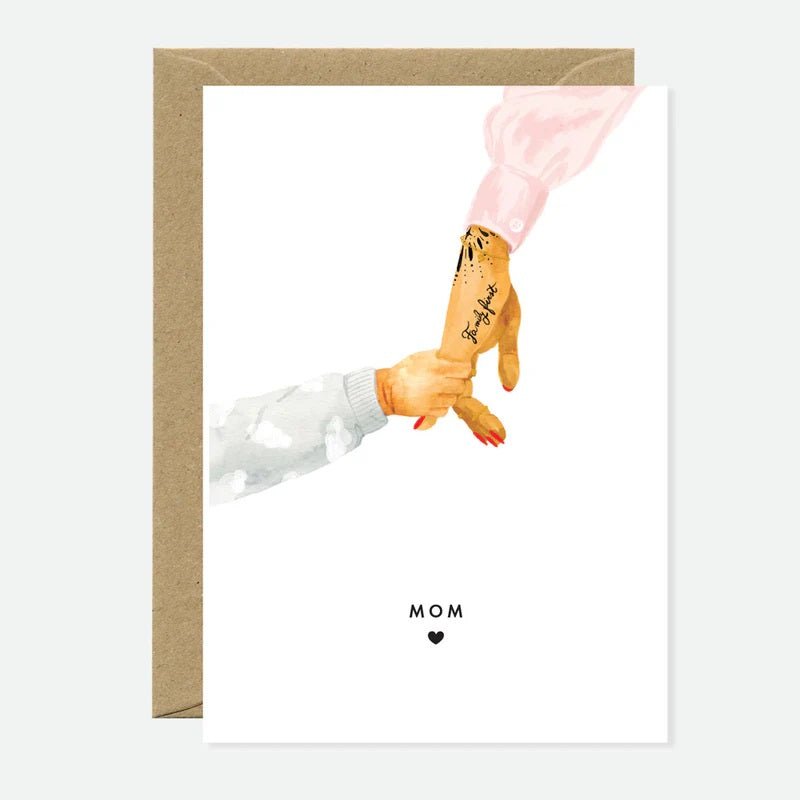 Mom and Baby Hand Card - Sweet Thrills