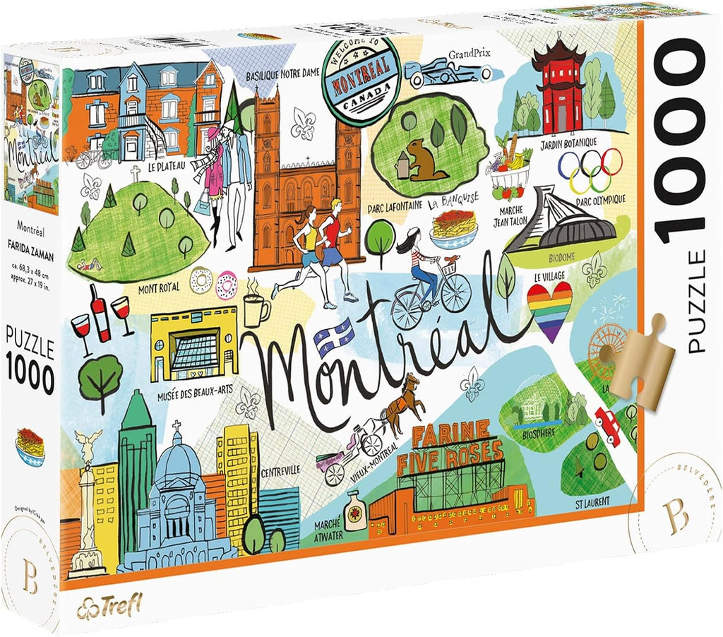 Montreal by Farida 1000pc Puzzle - Sweet Thrills
