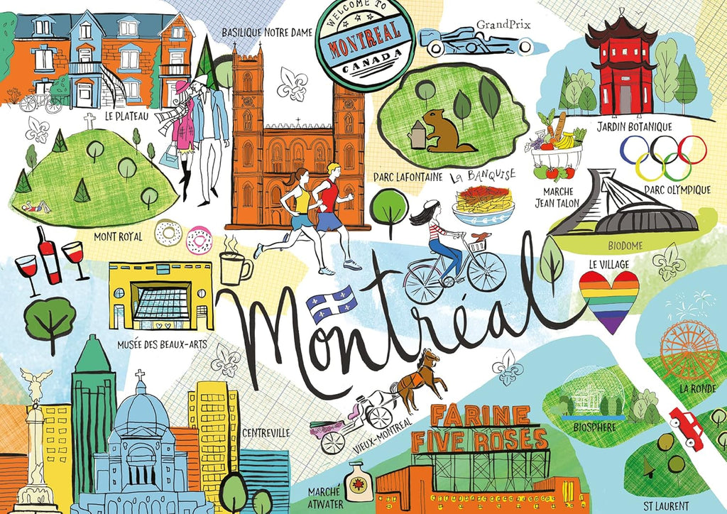 Montreal by Farida 1000pc Puzzle - Sweet Thrills