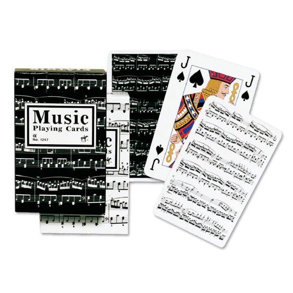 MUSIC NOTES PLAYING CARDS - Sweet Thrills