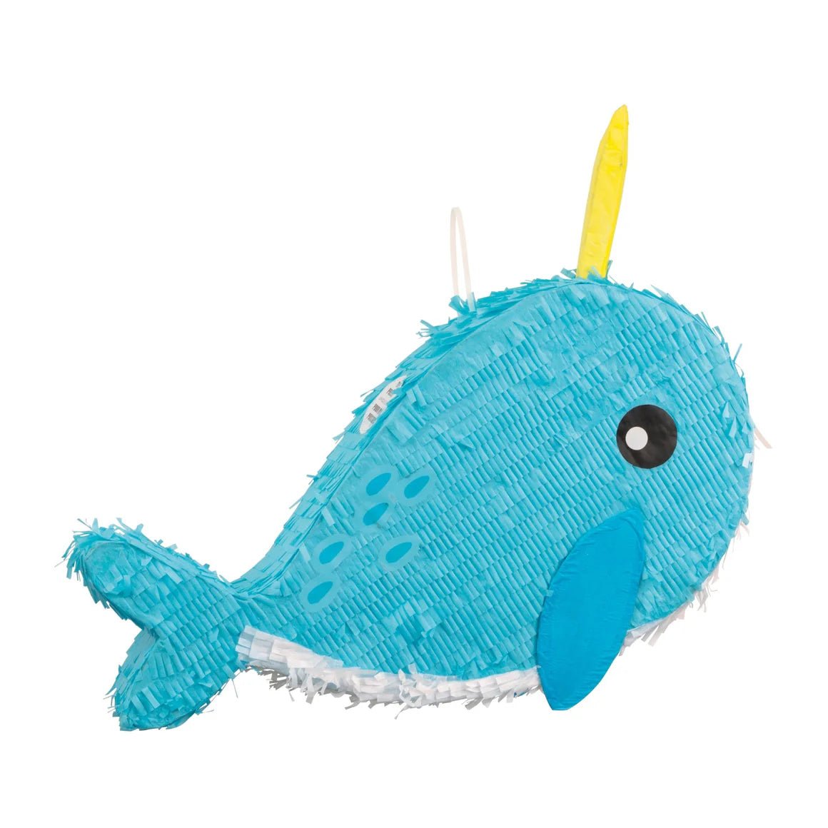 NARWHAL SHAPED DRUM PINATA - Sweet Thrills