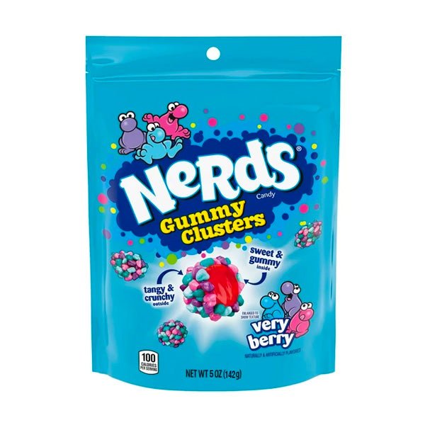 NERDS CLUSTERS VERY BERRY 142G - Sweet Thrills