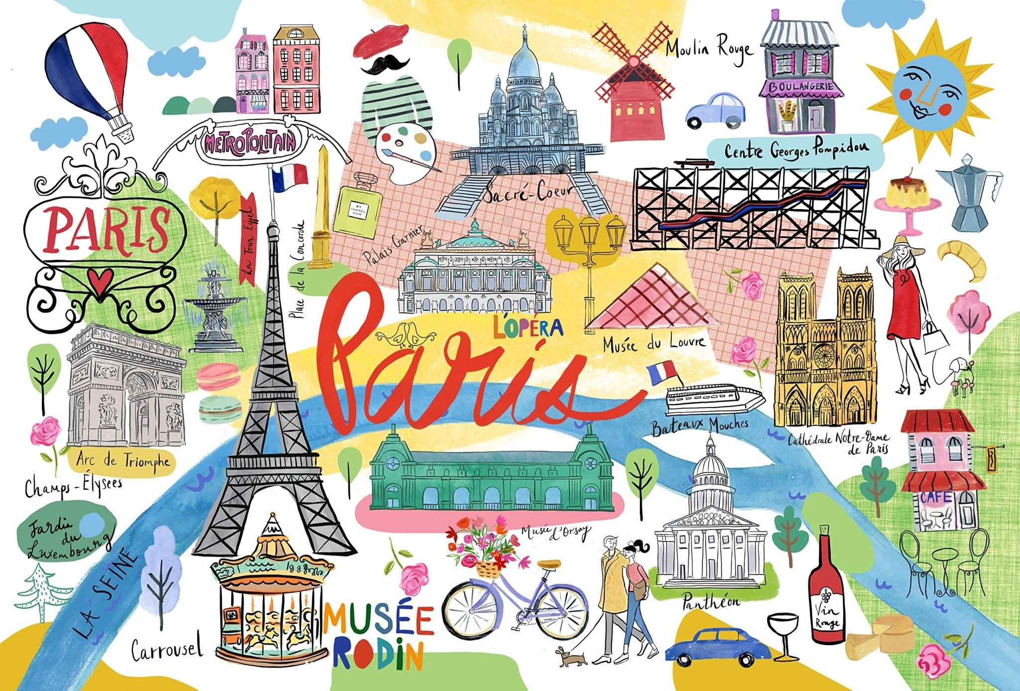 Paris by Farida 1000pc Puzzle - Sweet Thrills