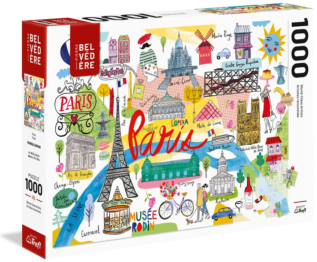 Paris by Farida 1000pc Puzzle - Sweet Thrills