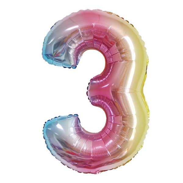 PASTEL RAINBOW 3 BALLOON - Sweet Thrills