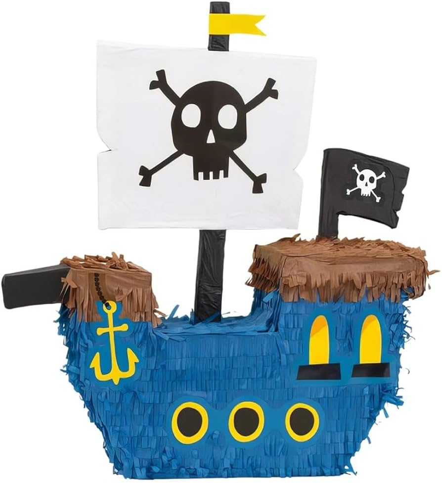 PIRATE SHIP 3D PINATA - Sweet Thrills