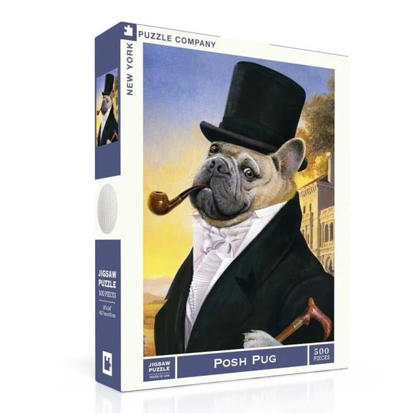 Posh Pug 500 Piece Puzzle - Sweet Thrills