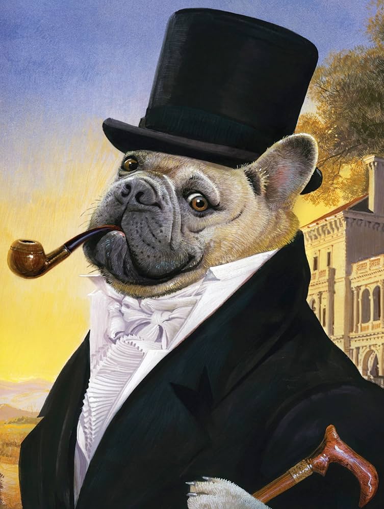 Posh Pug 500 Piece Puzzle - Sweet Thrills