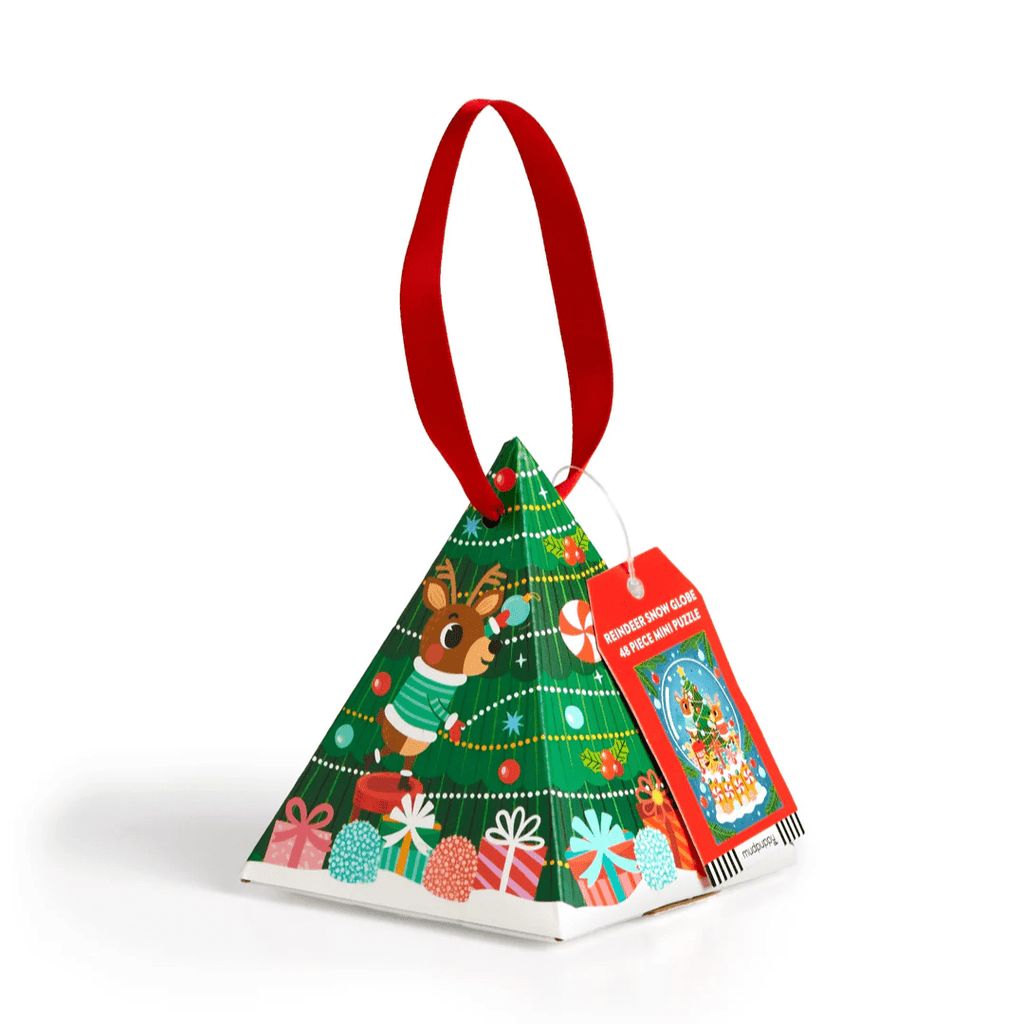 Reindeer Snow Globe 48 Piece Mini Puzzle Ornament - Sweet Thrills