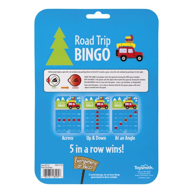 Road Trip Bingo Game - Sweet Thrills