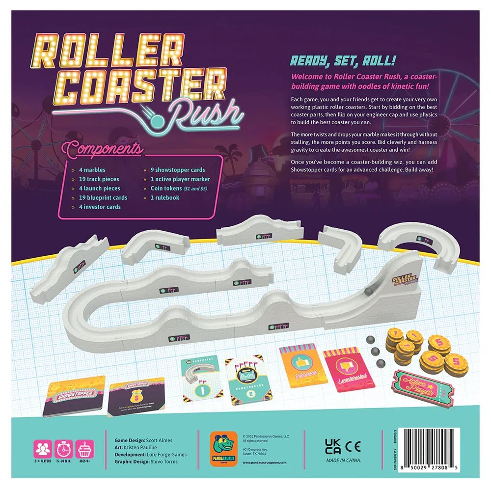 ROLLER COASTER RUSH BOARD GAME - Sweet Thrills