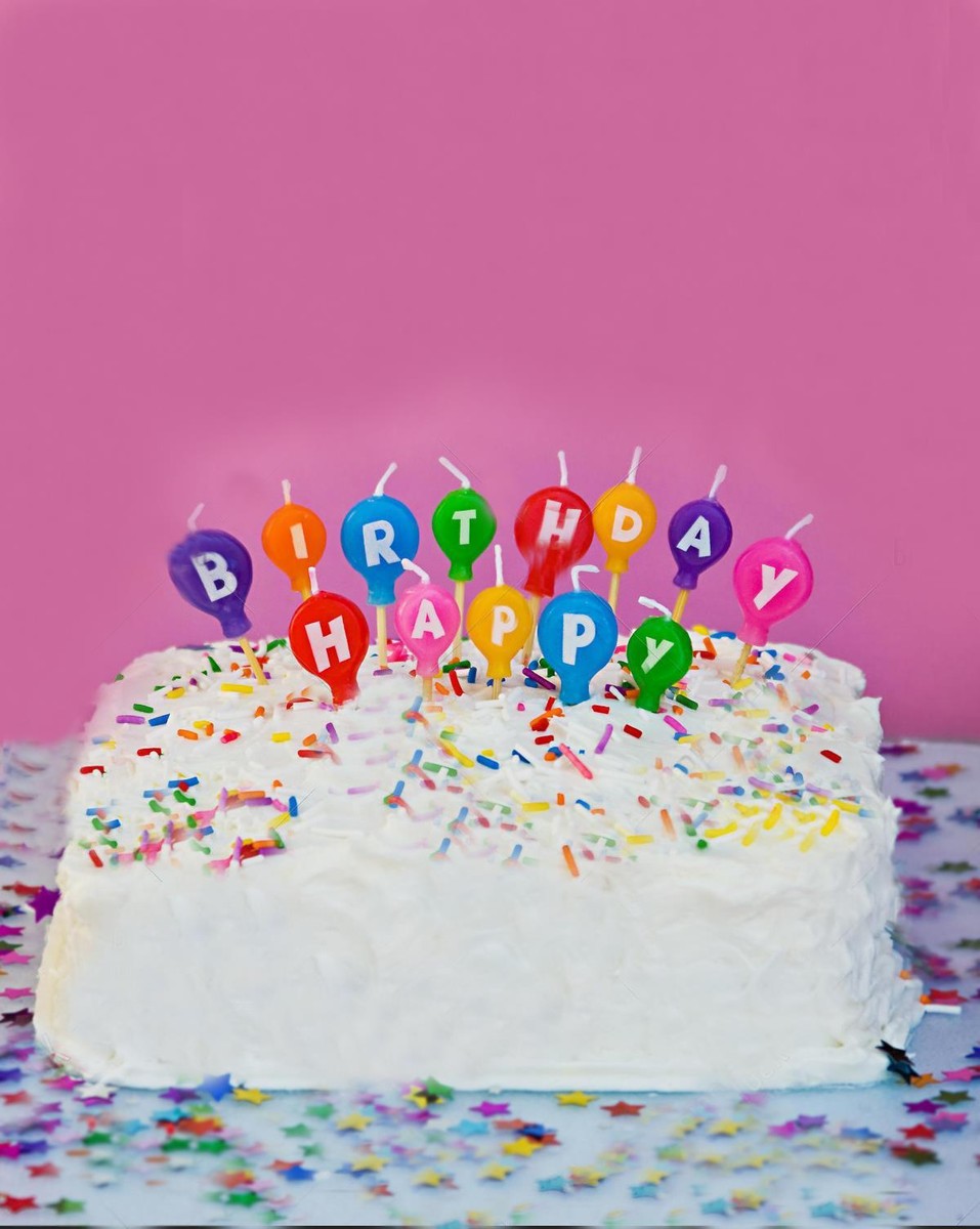 HAPPY BIRTHDAY BALLOON CANDLES