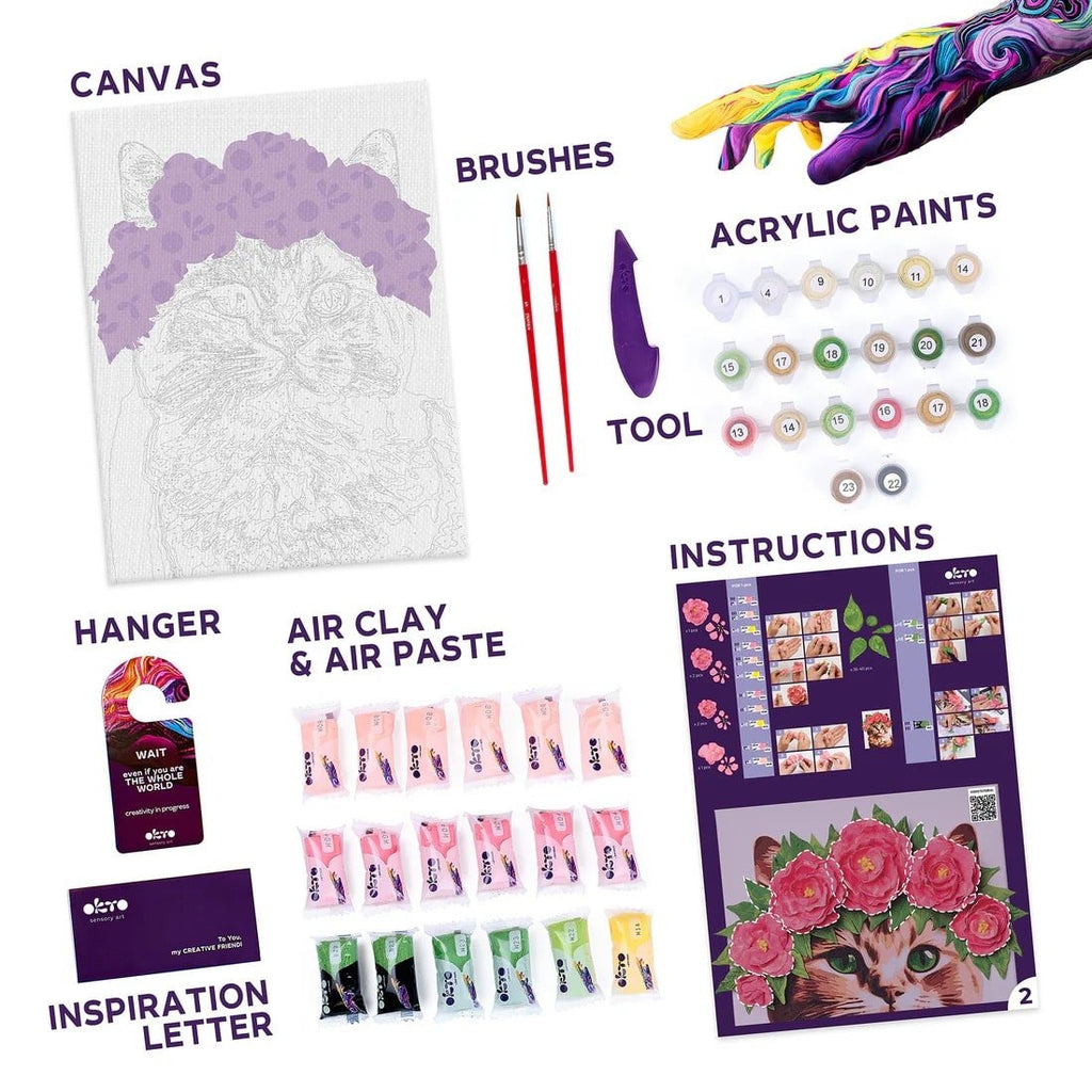 Sensory Art Kit: Beautiful Kitty - Sweet Thrills