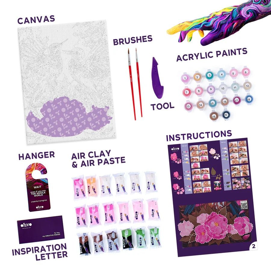 Sensory Art Kit: Hummingbirds - Sweet Thrills