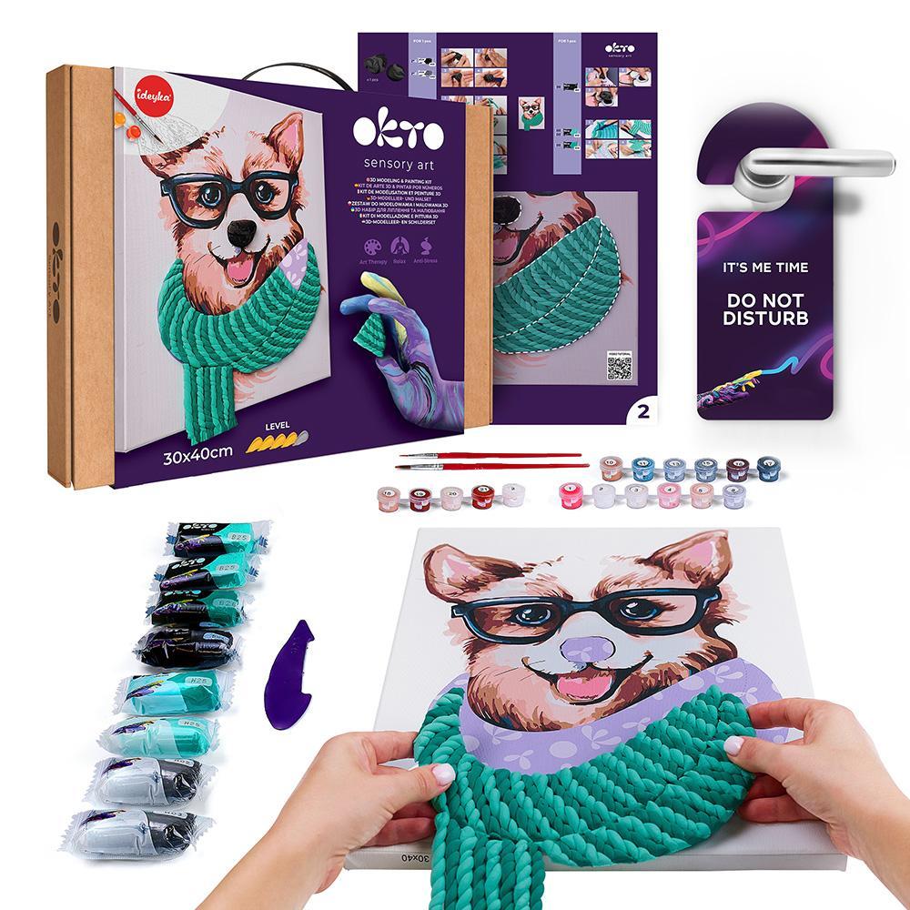 Sensory Art Kit: Stylish Corgi - Sweet Thrills