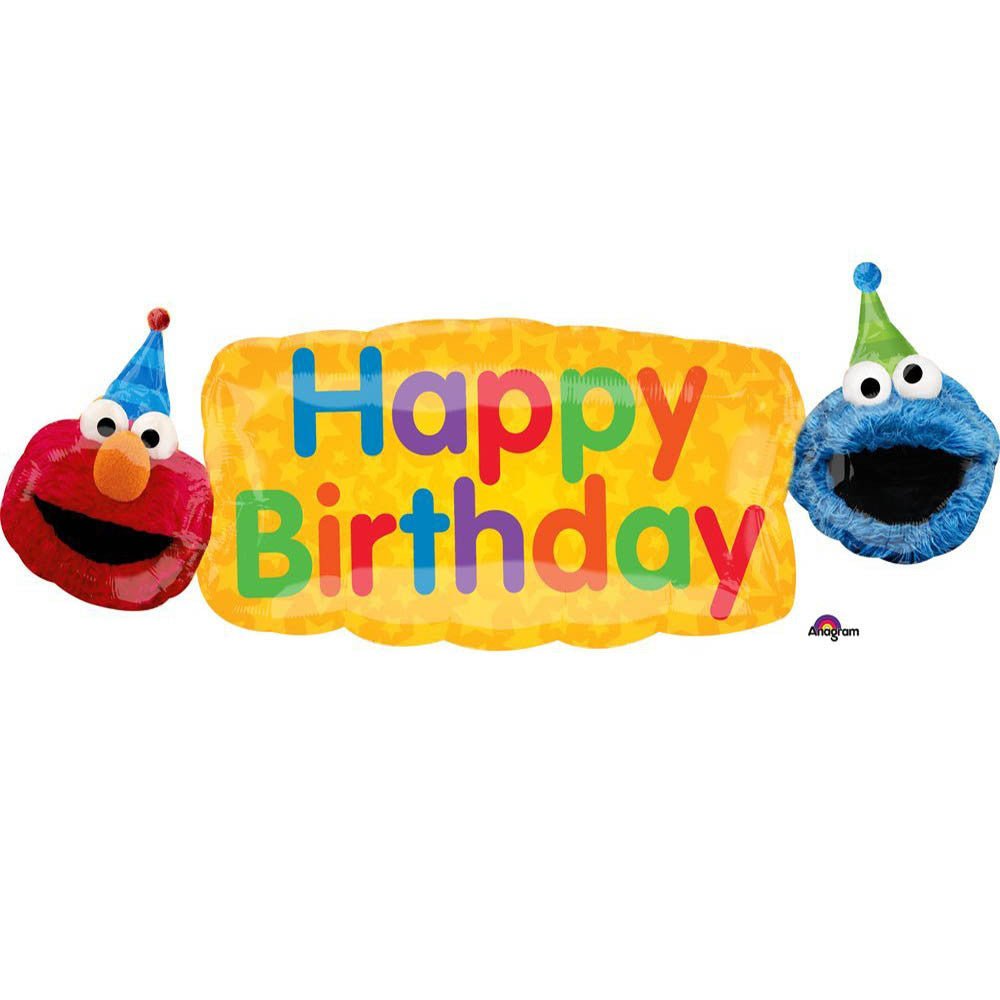 Sesame Street Elmo and Cookie Monster Balloon - Sweet Thrills