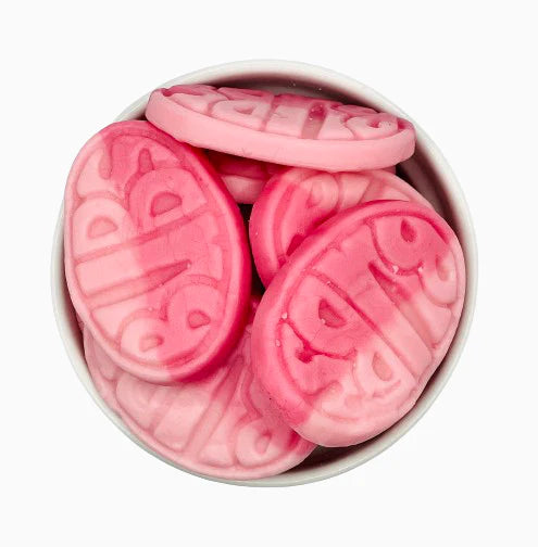 SWEDISH BUBS WILD STRAWBERRY & POMEGRANATE CANDY