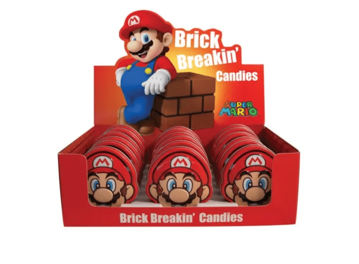 Super Mario Brick Breakin Candy Tin - Sweet Thrills