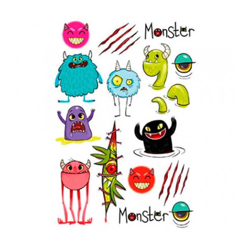 TATTOO MANIA - MONSTERS - Sweet Thrills