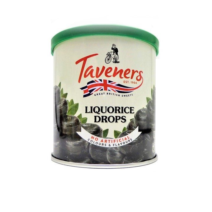 TAVENERS TINS LIQUORICE DROPS - Sweet Thrills
