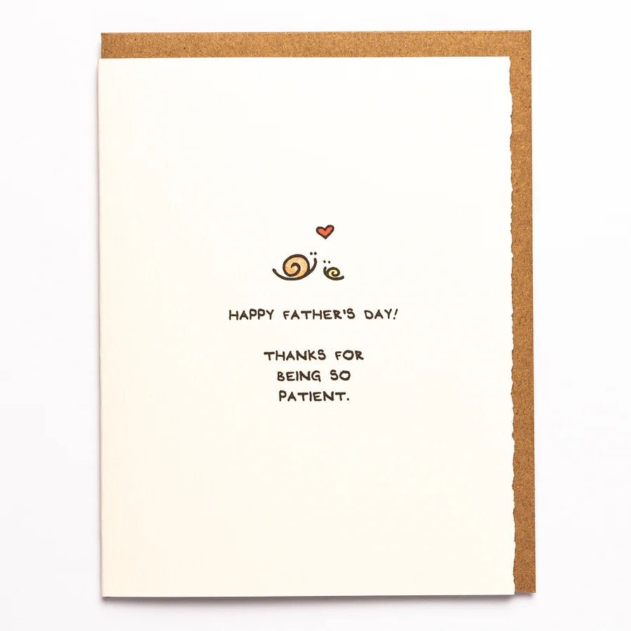 Thanks For Being So Patient - Father’s Day Card - Sweet Thrills