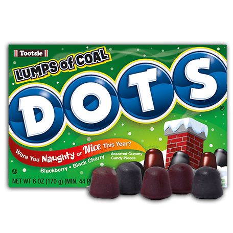 TOOTSIE DOTS LUMPS OF COAL - Sweet Thrills
